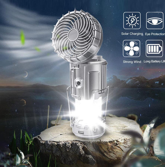 Portable LED Camping Lantern and Fan