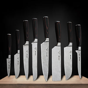 8 Inch Japanese Kitchen Knife Set