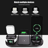 6 in 1 Wireless Charging Station