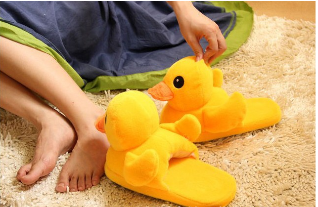 Rubber duck slippers on sale