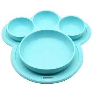 Paw Shaped Baby Food Plate