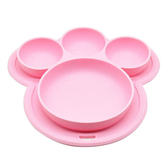 Paw Shaped Baby Food Plate